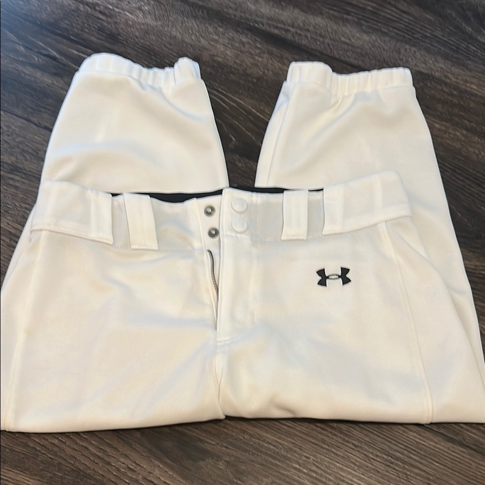 Under Armour White Athletic Pants